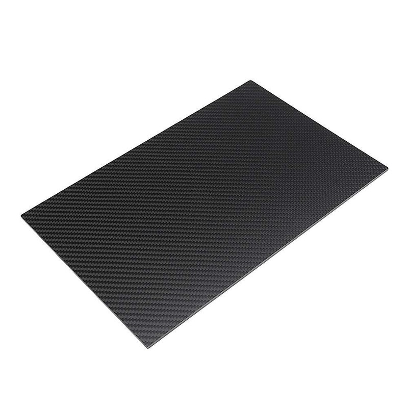 Generic 3K Carbon Fiber Sheet 200mm x 300mm Black 5mm