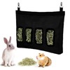 YCHYAN Rabbit Hay Bag, Oxford Fabric Rabbit Hay Feeder Bag,