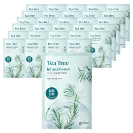 Goodal Gentle Tea Tree Mask Pack, 30 Packs, 1 Pack / 구달 순한 마스크팩 티트리, 30개, 1개입