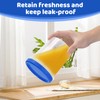 Atecare Heavy Duty Airtight Plastic Containers with Twist Top Lids,