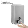 VANNSOO Wall Mounted Soap Dispenser Bathroom, 1100ml 37oz Commercial Stainless