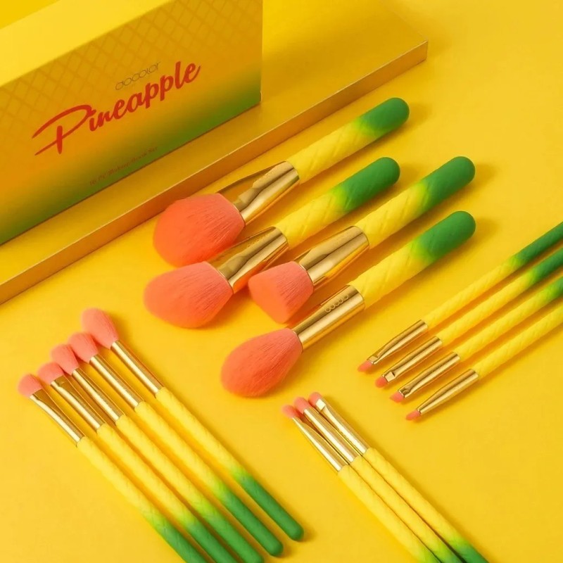 Docolor Set De Brochas De Maquillaje Pineapple 100% Original