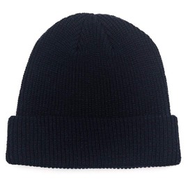 MaxNova Slouchy Beanie Hats Winter Knitted Caps Soft Warm Ski Hat Unisex, 2pack Black/Royal Blue, One Size