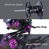 Sougayilang Baitcasting Reels - Colorful Fishing Reel, High Speed Baitcaster
