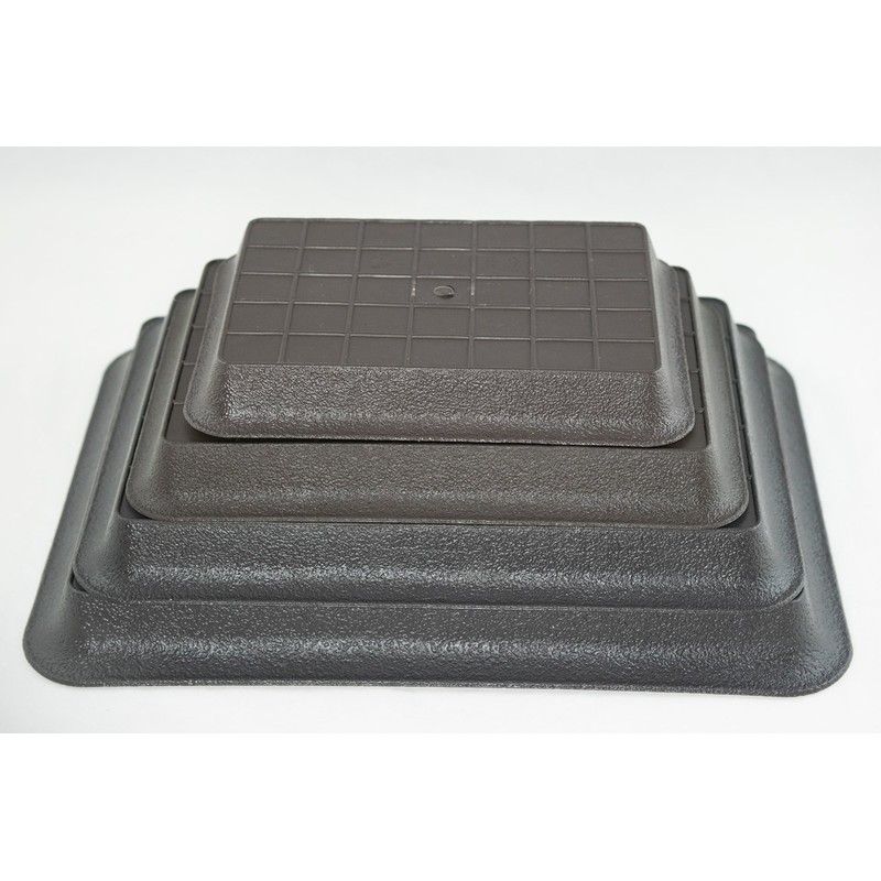 4 Mix Rectangular Plastic Humidity Tray for Bonsai Tree and
