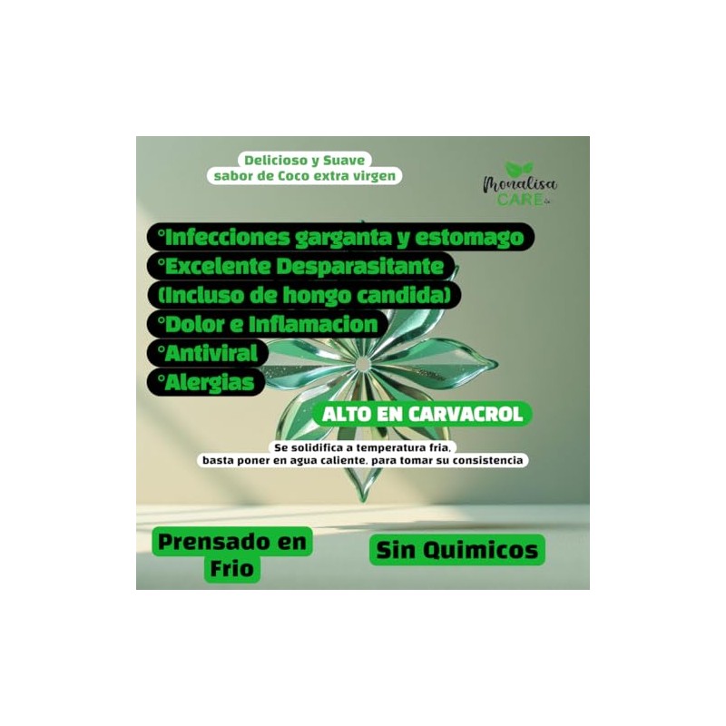 ZEORE Aceite de Orégano Coco Alto Carvacrol y timol (3)