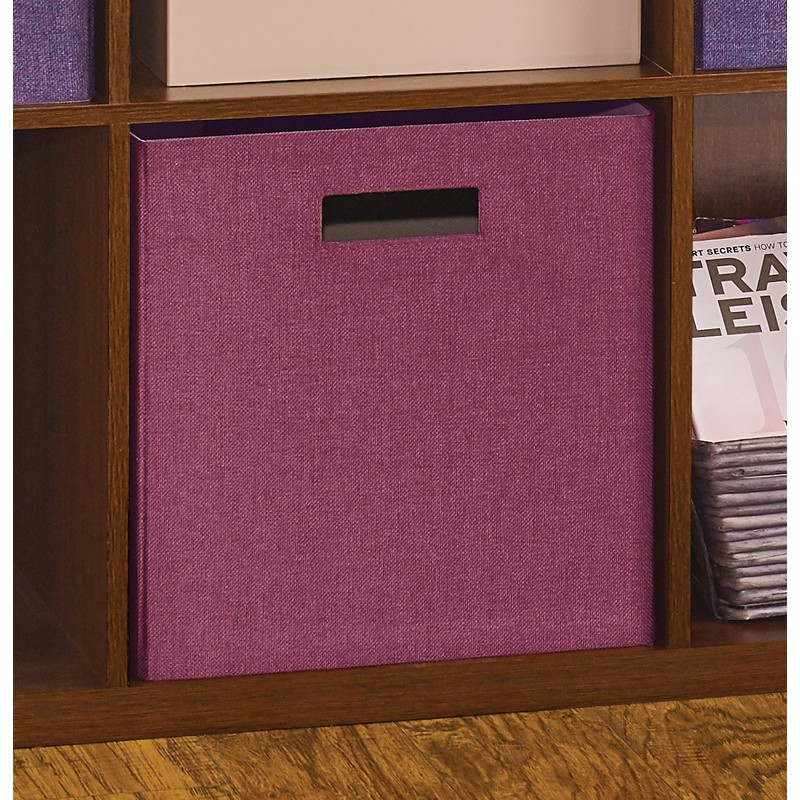 ClosetMaid Decorative Fabric Storage Bin, Cabernet