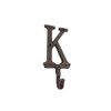 HANDCRAFTED NAUTICAL DÉCOR Rustic Copper Cast Iron Letter K Alphabet