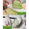 Kitchen Mandoline Vegetable Slicer, Potato Veg Slicer with Cleaning Brush,