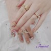  Gold chain handmade nail tip ✨ - Short C