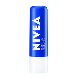 NIVEA Lip Care Essential, (2 X 4.8g) | Made with Jojoba Oil & Shea Butter, 24H Hydration, Transparent