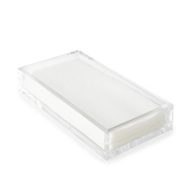 Acrylic Lucite 8MM Thick Tray 9.25" x 5" Rectangle Guest Towel Holder