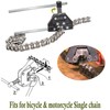 Poweka Roller Chain Breaker Detacher Cutter for #25#35#41#40#50#60 415H,8H, 520,