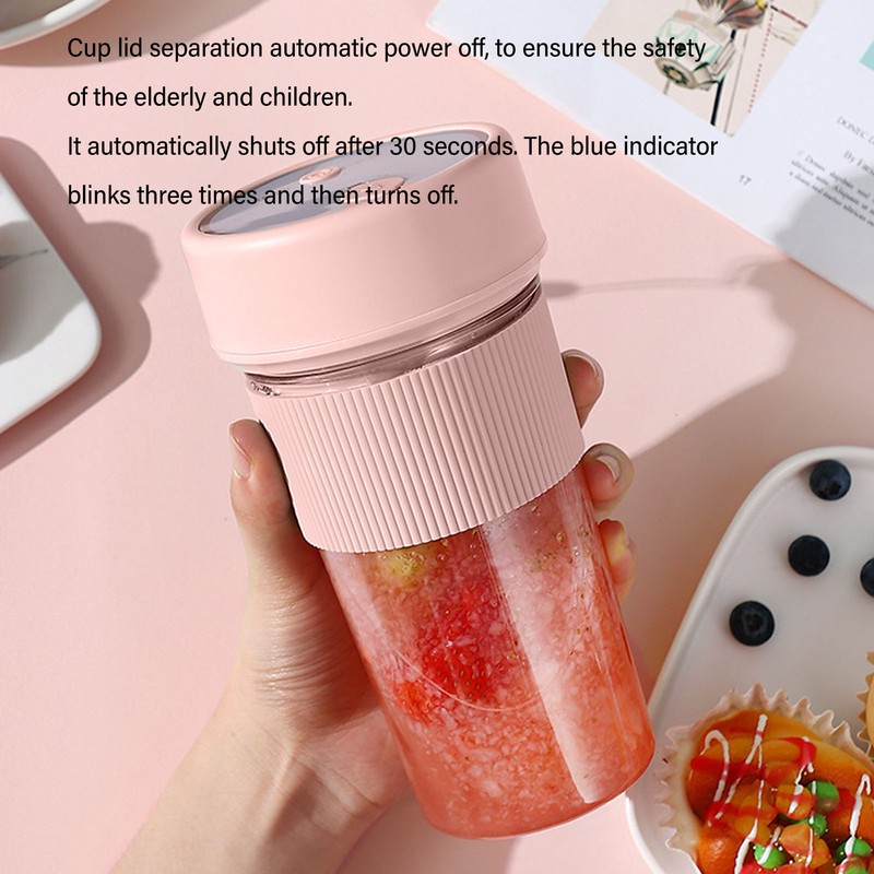 350ml Electric Juicer Cup USB Electric Juicer Blender Portable Mini
