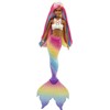 Barbie Dreamtopia Rainbow Magic Mermaid Doll: Rainbow Hair and Water-Activated Color Change, Ideal for Ages 3 to 7