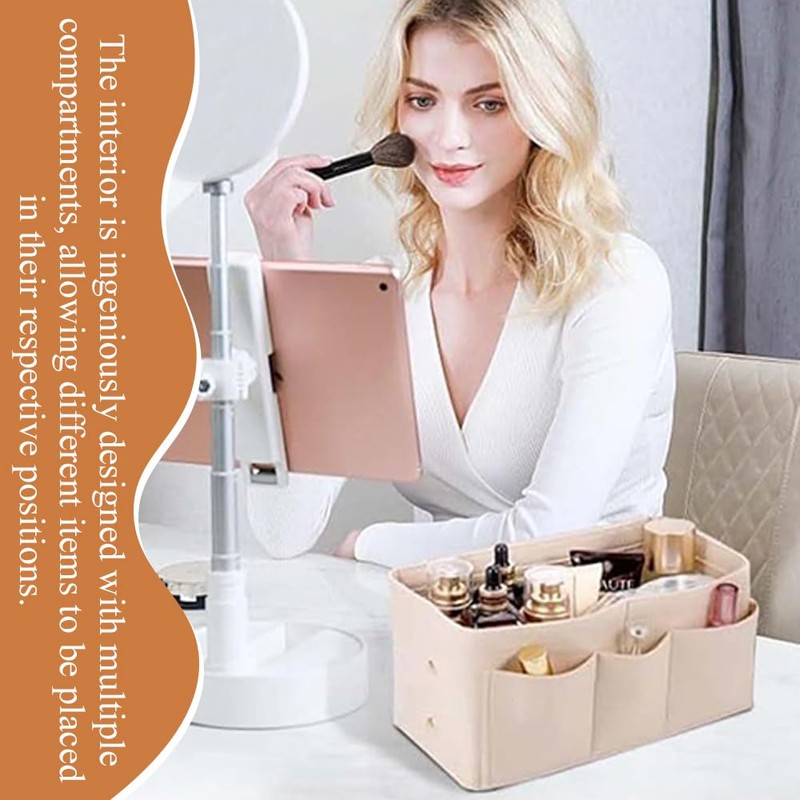 MOTRAIN Removable Makeup Handbag Insert/Storage Plugin,Inner Bag Of Bag Felt