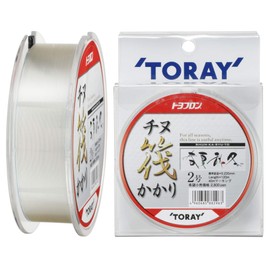 Toray Fluorocarbon Line, Toyota Flon Chinu Raft, Spring, Summer, Autumn, Winter, 120 m, No. 2, Natural