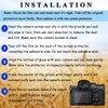 Fire Rock Top+LCD Screen Protector for Hasselblad X2D, Ultra-Clear Anti-Scratch