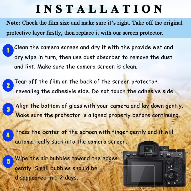 Fire Rock Top+LCD Screen Protector for Hasselblad X2D, Ultra-Clear Anti-Scratch