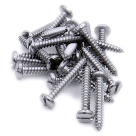 No.4 x 0.5 (2.9mm x 13mm) Slot Pan Self-Tapping Screw - Stainless Steel (A2) (Pack of 20)