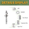LIONMAX Stainless Steel Concrete Anchor Bolts 3/8" x 3 Inch,