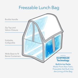 Packit Freezable Lunch Bag, Deep Teal