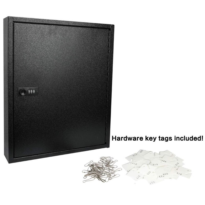 KYODOLED 100Keys Key Cabinet Organizer,Key Management Wall Mount,Large Keys Storage