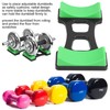 Hapivida 1 Pair Dumbbell Rack, Prevent Rolling Dumbbell Bracket Mat