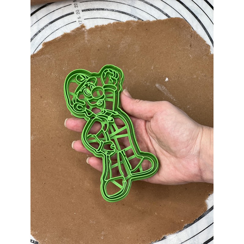 Cool Luigi Cookie Cutter & Mold Produced by 3D Kitchen