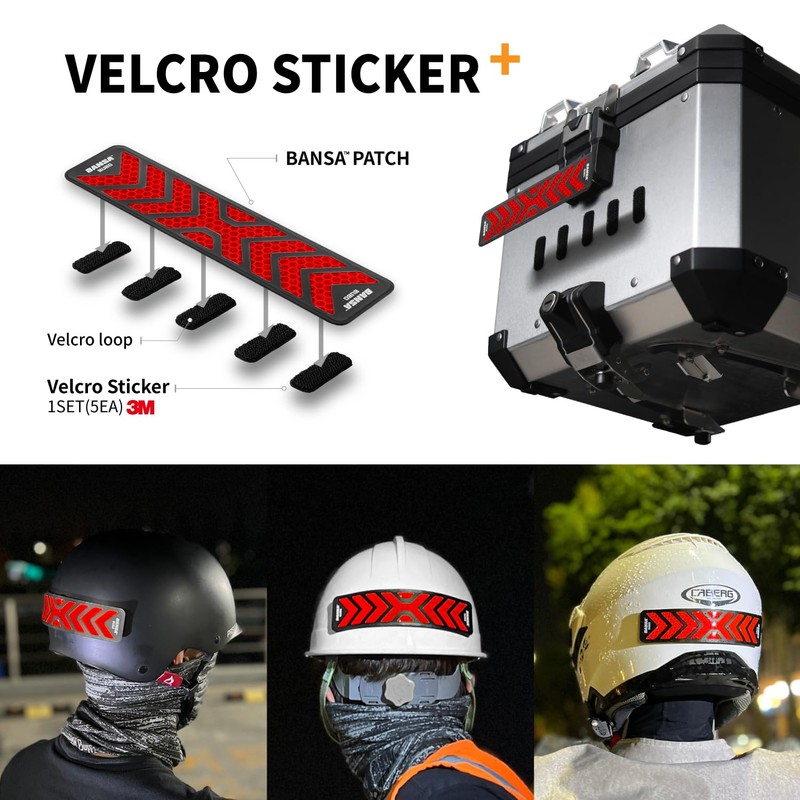 BANSA My Reflective Band Ultra-X Red 1pcs - High Visibility