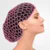 WOFASHPURET 2pcs Mesh Crochet Hair Net,Knit Women Hairnet Snoods Cover