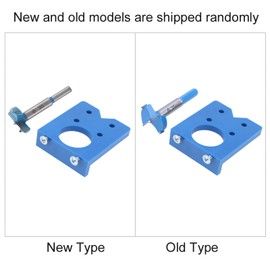 Hilitand 35mm Concealed Hinge Jig Kit, Woodworking Tool Drill Bits Hinge Drilling Hole Router Jig for Cabinet Cupboard Door Installation