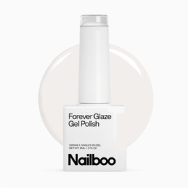 Nailboo Forever Glaze Gel Polish, Highly Pigmented & Chip-Resistant Gel Nail Polish, Perfect for Nail Kit & Manicure Kit for Women & Men, Here's A Tip, 0.3 fl oz