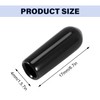 CeaHoify 100Pcs Rubber End Caps 4Mm ID PVC Round Tube