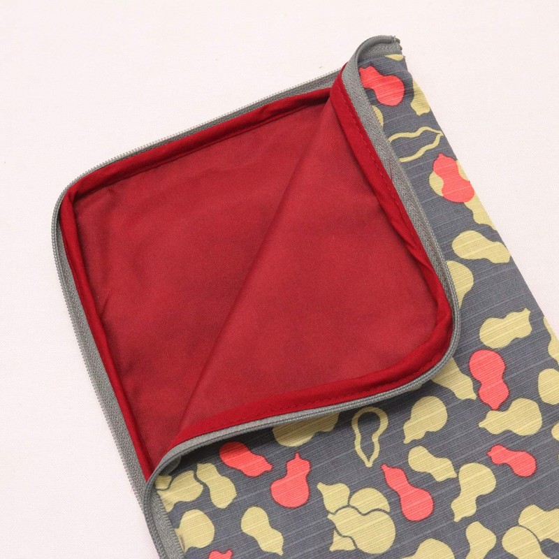 Keisuu Mashu Gourd, Goshuin Book, L-Shaped Pouch, Gray