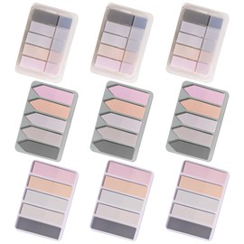 JIHUOO 900 Pcs Sticky Index Tabs Transparent Sticky Page Markers Notebook Sticker Note Tabs Page Marker Flags Tabs Clear Index Tab Stickers Book Label Stickers