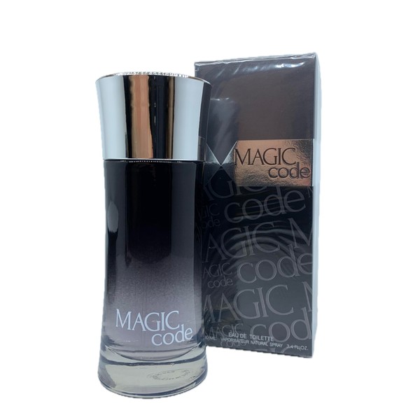 Magic Code Men's Cologne 3.4 Fl. Oz. Eau de Toilette