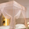naturetalk Bed Canopy, Princess Bed Curtain Net for Girls &
