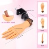 Yokilly Practice Hand for Acrylic Nails, Bendable Soft Nail Practice