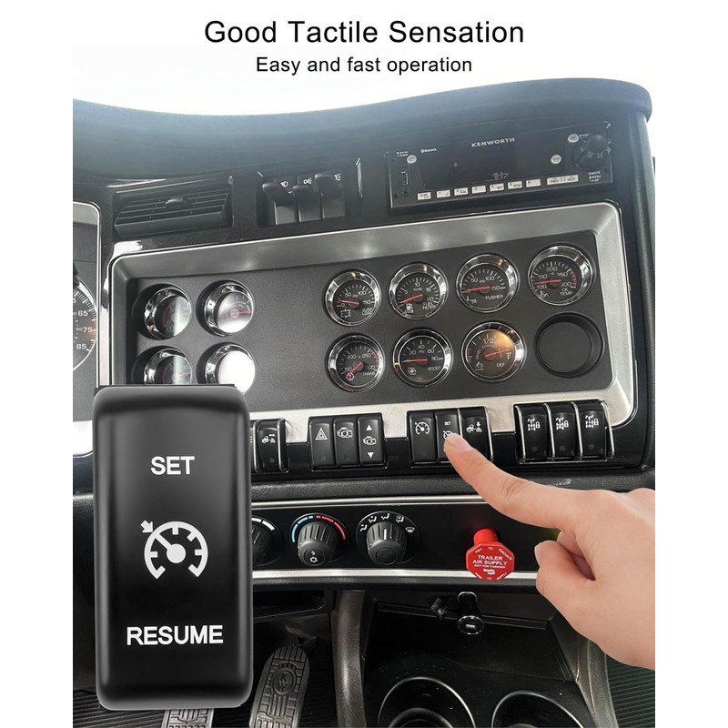ULZOZN Cruise Control Rocker Switch Fit for Kenworth T800 W900