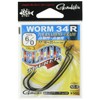 Gamakatsu Worm Hook Elite Tourer Worm 34R 6/0 3 pcs NS Black 67711