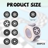500pcs Racing Stickers, Self-Adhesive Car Tire Wheel Stickers for Racing