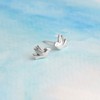 Boma Jewelry Sterling Silver Dove Bird Stud Earrings