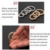 BieFuSin Pack of 20 Trigger Spring O Rings, Zinc Alloy