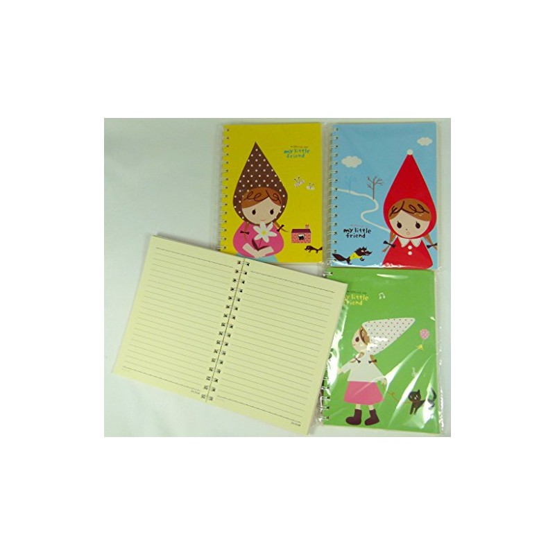 Little Girl Spiral Bound Notebook (Pink)