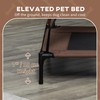 PawHut Elevated Dog Bed with Removable Canopy, Outdoor Dog Cot
