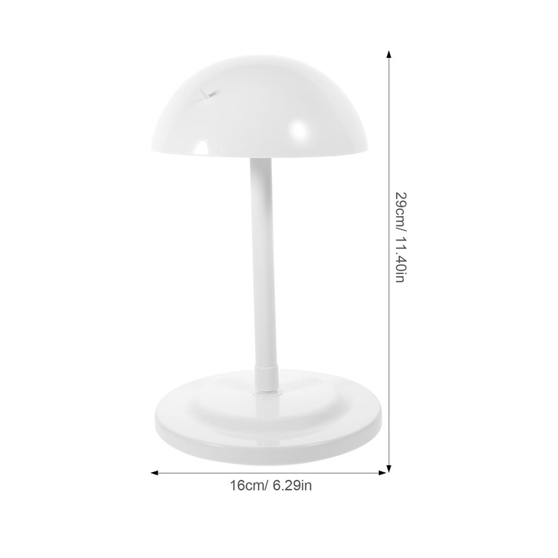 FOMIYES Adjustable Height Wig Stand, Metal Hat Display Stand, Portable