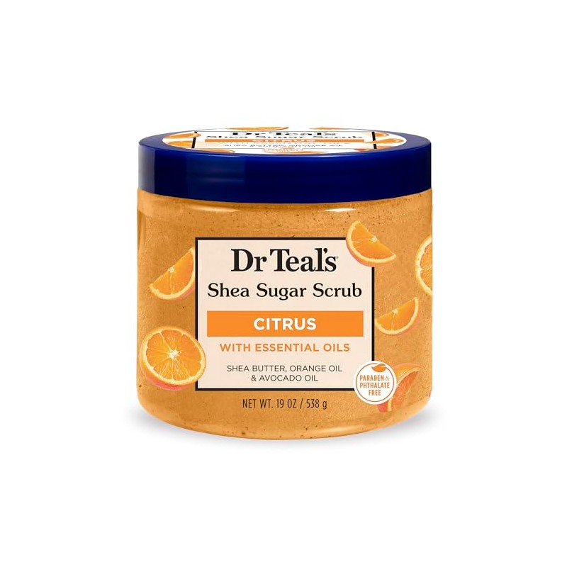 Dr Teal's Citrus Body Sugar Scrub 538g