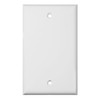 Single Gang Plastic White Electric Box Blank Face Wall Plate