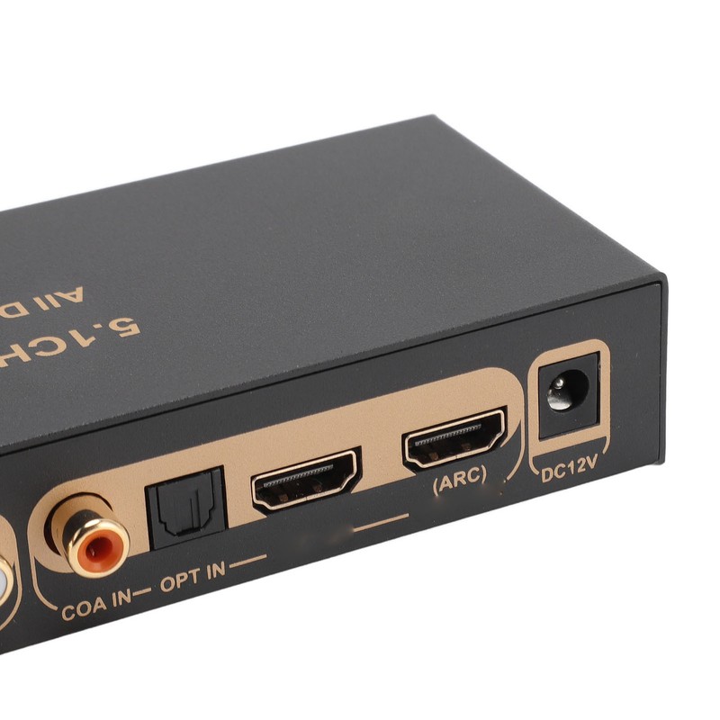 5.1 Channel Sound Decoder 192Khz/24Bit HD Multimedia Interface 4K ARC